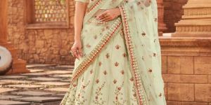 Satin Lehenga Choli