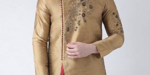 Silk Embroidered Angrakha