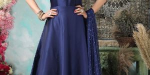 Tafeta Silk Designer Suit