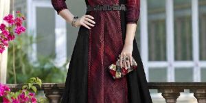 Tussar Silk Designer Gown