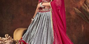 Velvet Lehenga Choli