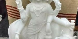 Marble Dattatreya Statue