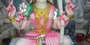 Marble Sitting Gauri Maa Statue