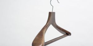 Walnut Colour Luxury Wooden Coat Hanger