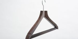 Walnut Colour Luxury Wooden Travel Hanger