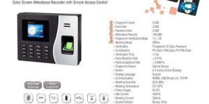 Realtime RS20 Color Screen Attendance Recorder with Simple Access Control