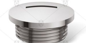 Cable Gland Brass Slotted Plug