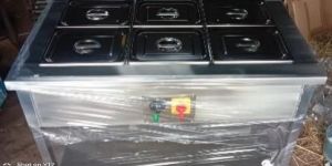 Stainless Steel 6 Pan Bain Marie