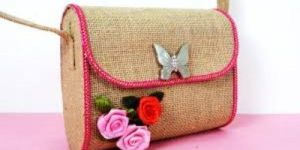 Jute Clutch Bags