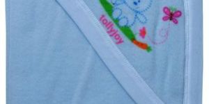 Embroidered Baby Hooded Blanket