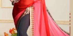 Faux Georgette Saree