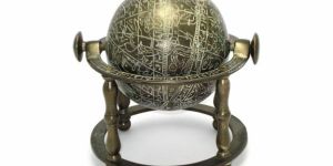 AGSWGL-6 Brass Zodiac World Globe