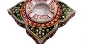 Marble Kundan Ashtray