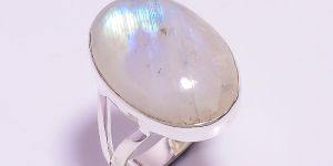 RAINBOW MOONSTONE Silver Ring