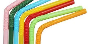 Multicolor Flexible Straws