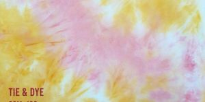 Tie Dye Polyester Lycra Fabric