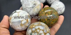 Ocean Jasper Sphere Polished Stone Ball