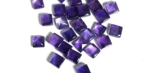 Square Cut Amethyst Gemstone