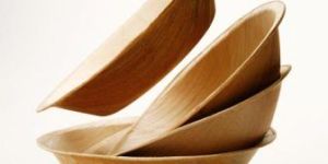 Round Palm Leaf Bowls