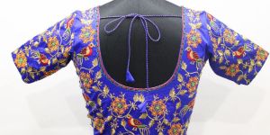 Unstitched Embroidery Blouses Material