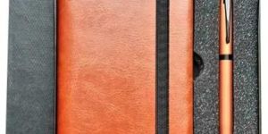 Corporate Diary with Pen