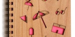 Corporate Wooden Diary