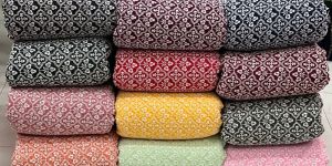 Schiffli Mens Kurta Fabric