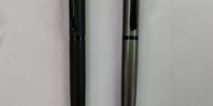 Blue Ink Metal Ballpoint Pen