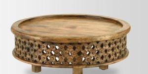 Wooden CNC Work Coffee Table