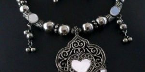 Silver Necklace Set
