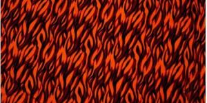 Tiger Printed Velvet Fabric