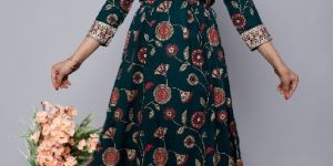 Rayon Anarkali Gown