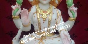 White Marble Laxmi Statue