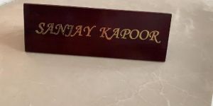 Brass Table Name Plate