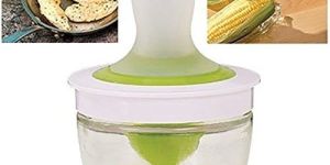 Glass Oil Pot with Silicone Brush Oil Dispenser