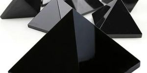 Black Obsidian Pyramid