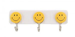 Self Adhesive Smiley Face Wall Hook