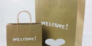 Printed Brown Kraft Paper Bags