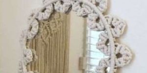 MACRAME WALL MIRROR