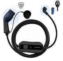 Portable Electric Car Charger Type 2, 3 Pin Plug, Single Phase, 16A, 3.7kW