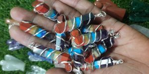 Seven Chakra Pencil Pendants