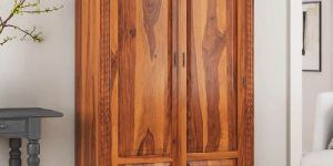 Empire Bedroom Rustic Solid Wood Large Armoire Wardrobe with Shelves