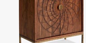 John Lewis & Partners Array Storage Cabinet, Dark Brown