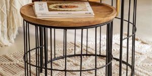 Marta Solid Wood Nesting Coffee Table Set of 2