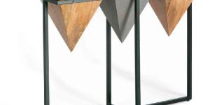 PYRAMID CONSOLE TABLE Set of 3