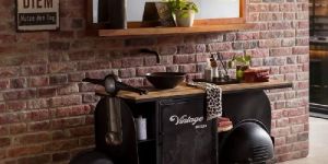 Vanity Scooter Recycled Furniture Washbasin