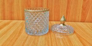 Crystal Candy Jar with Lid