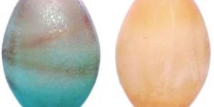 Drum Shape Glass Vase