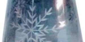 Flower Cutting Glass Vase