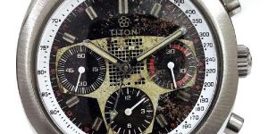 Titoni Chronograph Race King R72 Steel Winding Watch